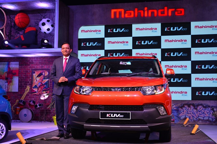 Theo Pawan Goenka, Giám đốc điều hành Mahindra &amp; Mahindra, “Sự ra đời của mẫu  crossover cỡ nhỏ  KUV100 là thời điểm quyết định trong hành trình sản xuất ôtô của hãng Mahindra tại Ấn Độ.